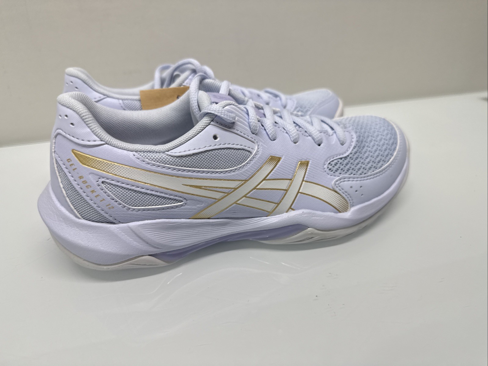 Asics Gel Rocket 12 Blue Fade/Champagne * 1072A119-400 * Women’s 7.5