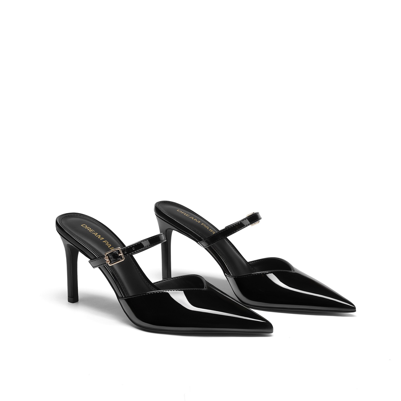 Womens Pointed Toe Backless High Stiletto Heels Mules Wedding Party Dress Pumps