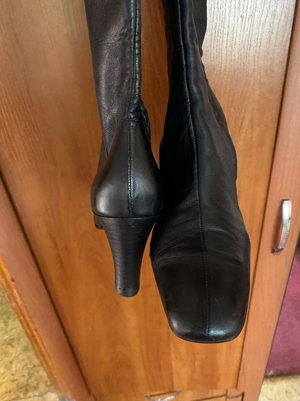 Women Bruno Magli boots black leather 40