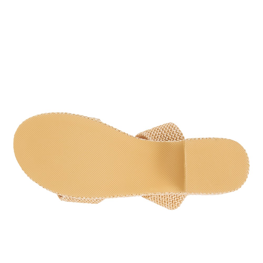 BEACH by Matisse Ocean Ave Platform Block Heels Womens Beige Casual Sandals OCE