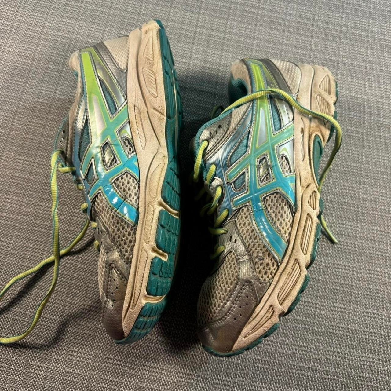 ASICS Gel-content 2 blue & green trainers