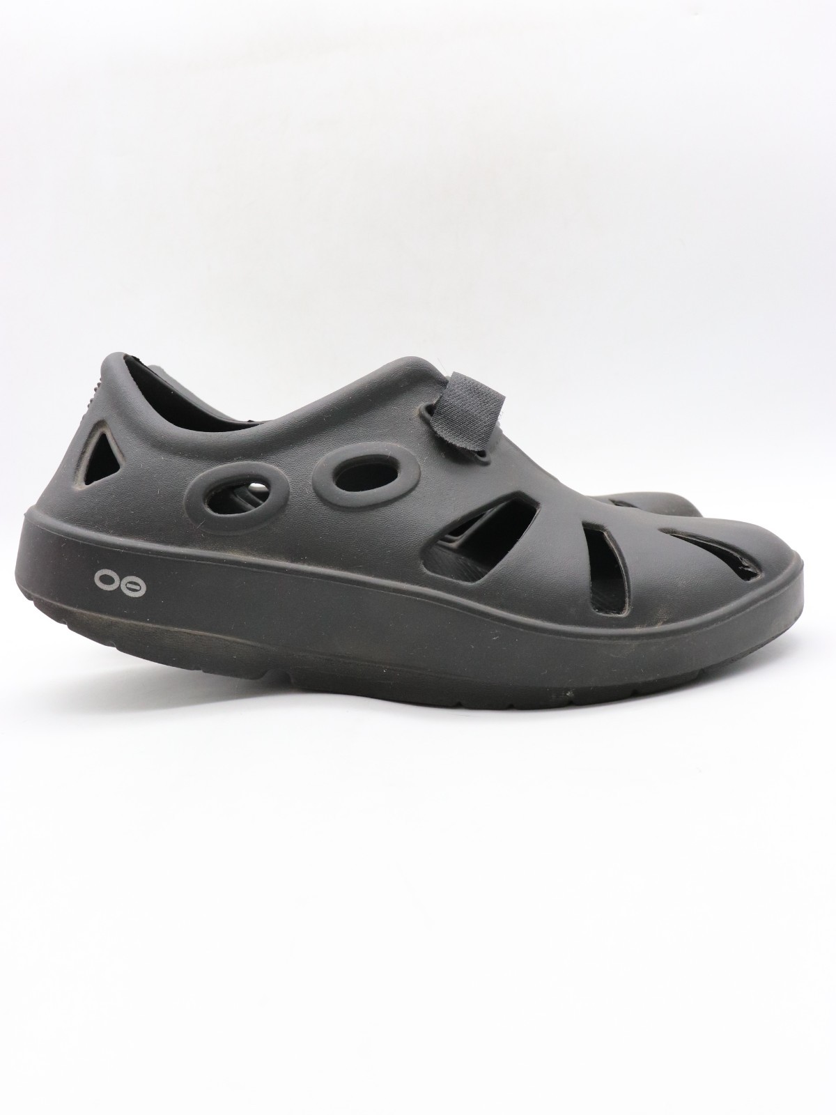 OOFOS OOcandoo Recovery Women’s 10 Men’s 8 Black Shoes Casual Sandals