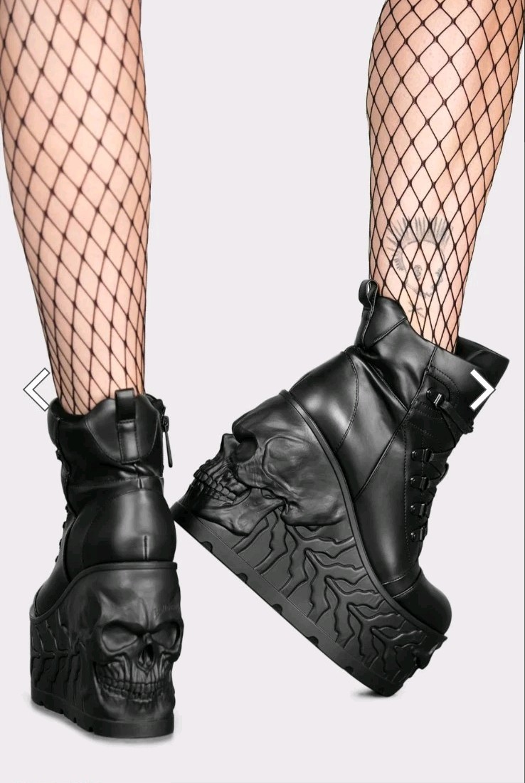 Killstar Doom Platform Boots US 9