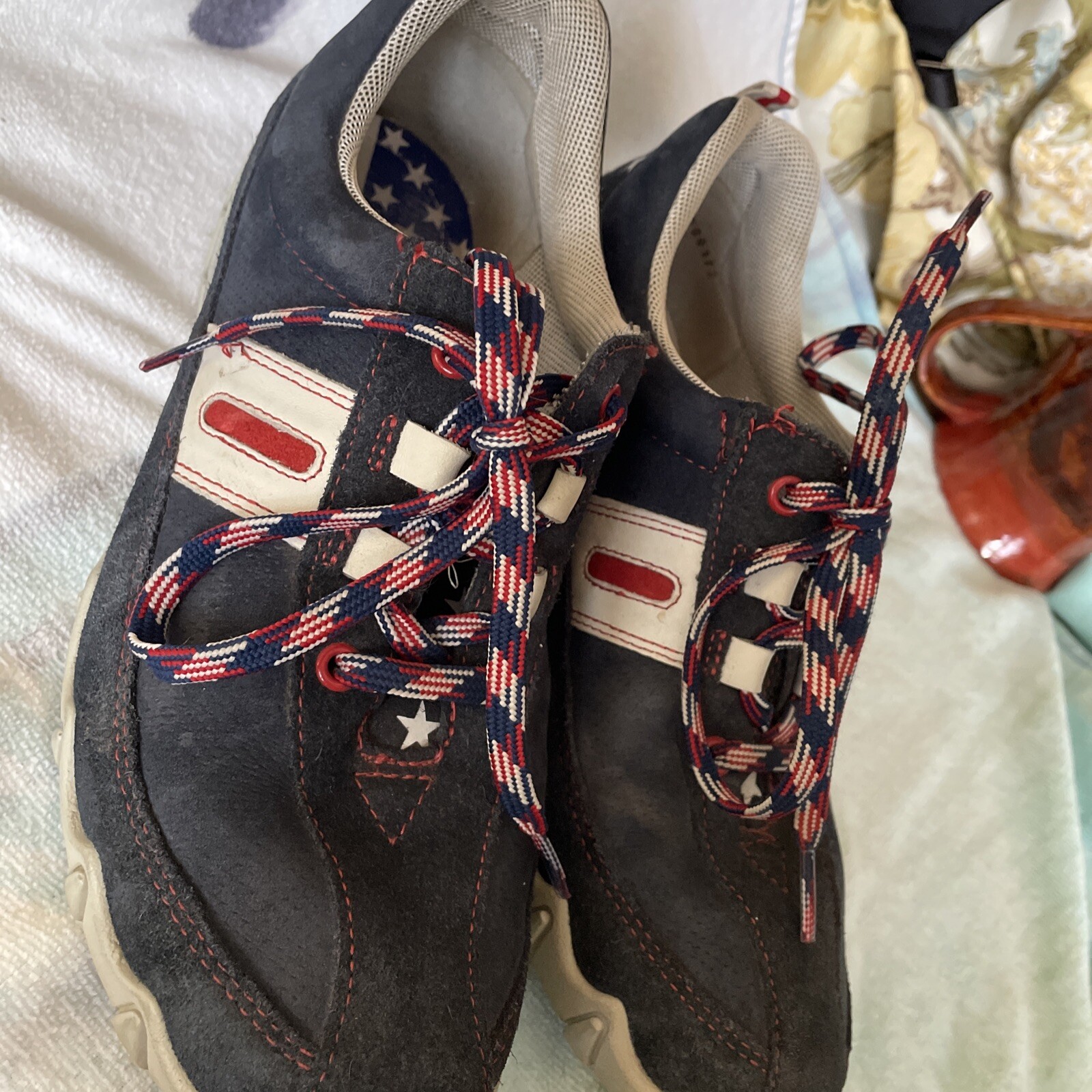 Hotter England Sneaker Royal Wedding Leanne LTD Womens US 7 Patriotic Shoes UK