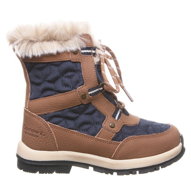 $100 BEARPAW🐾 Marina Boots | Nylon & Leather Upper | Wool Blend | Hickory | 6