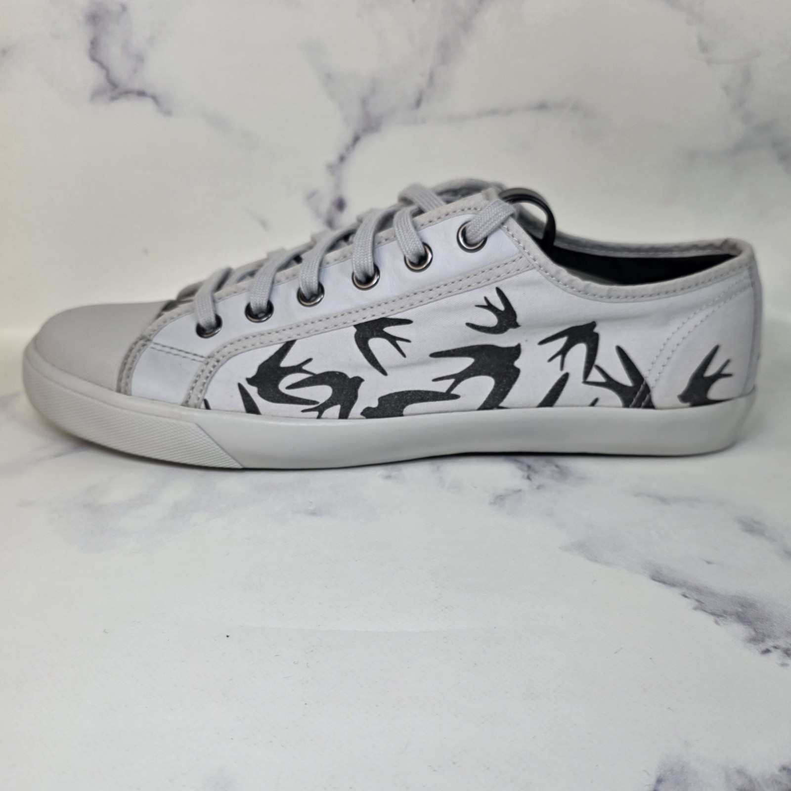 Puma x Alexander McQueen McQ Swallow Swarm Gray Canvas Low Top Sneaker W Size 10