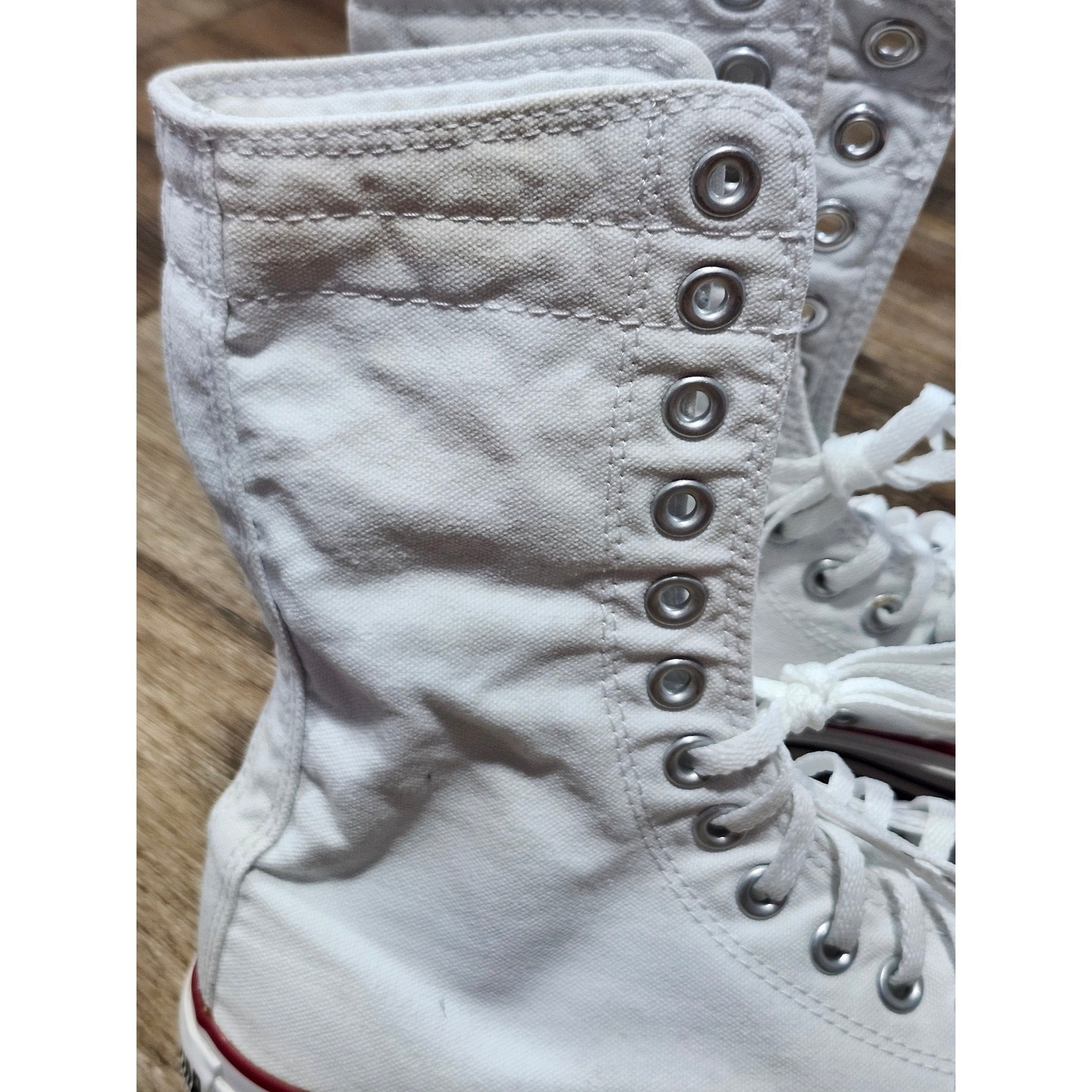 Vtg Converse Chuck Taylor All Star X-Hi Fold Down Sneaker Boot Y2K men 6 women 8