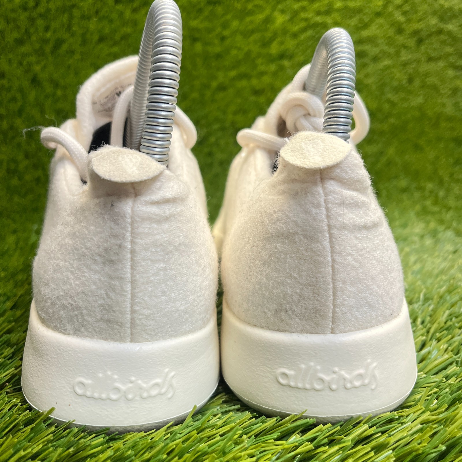 Allbirds Wool Runners Natural White Womens Size 7 Running Walking Shoes Sneakers