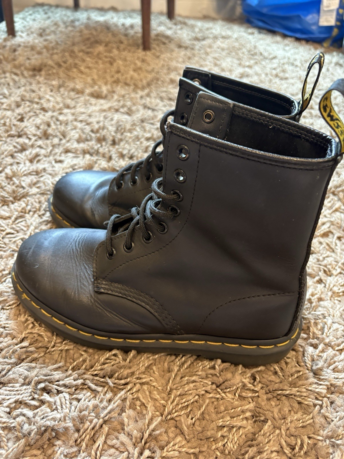 Dr. Martens Women’s Lace Up Boots Black US 6 EU 38