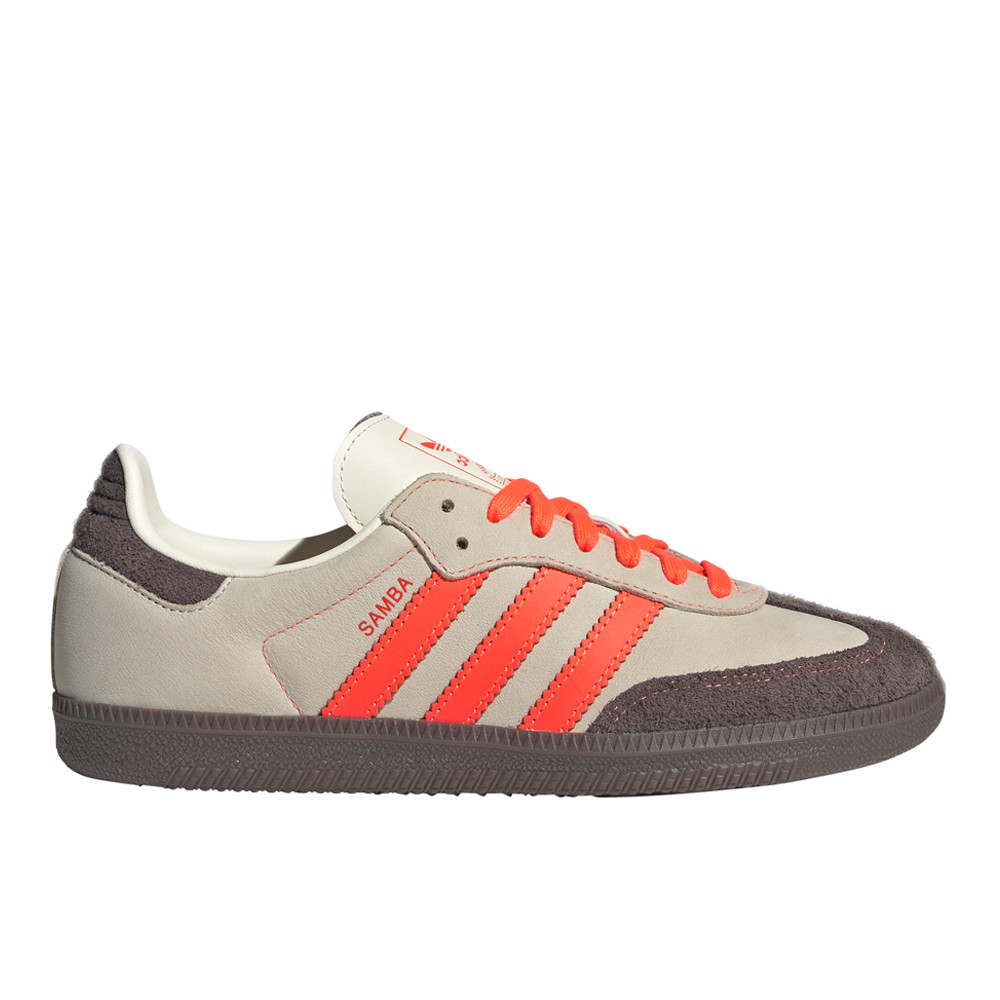 adidas Samba Og Lace Up Womens Orange Sneakers Casual Shoes JI2732