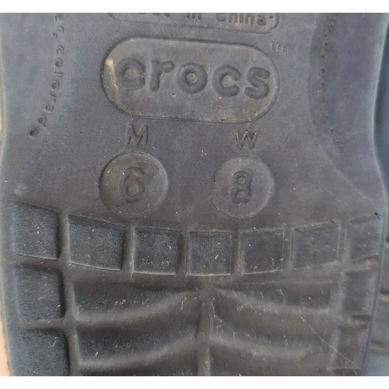 Crocs Clogs Baya Style Dark Blue Navy Slip On Comfort Shoes Men’s 6 Women’s 8