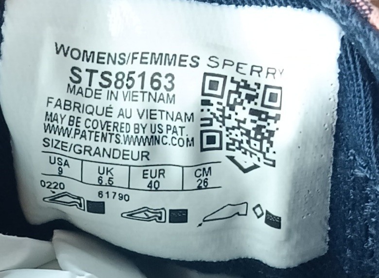 Sperry Pier Wave LTT Plaid Canvas Sneak Boat Shoes Women 9 STS85163