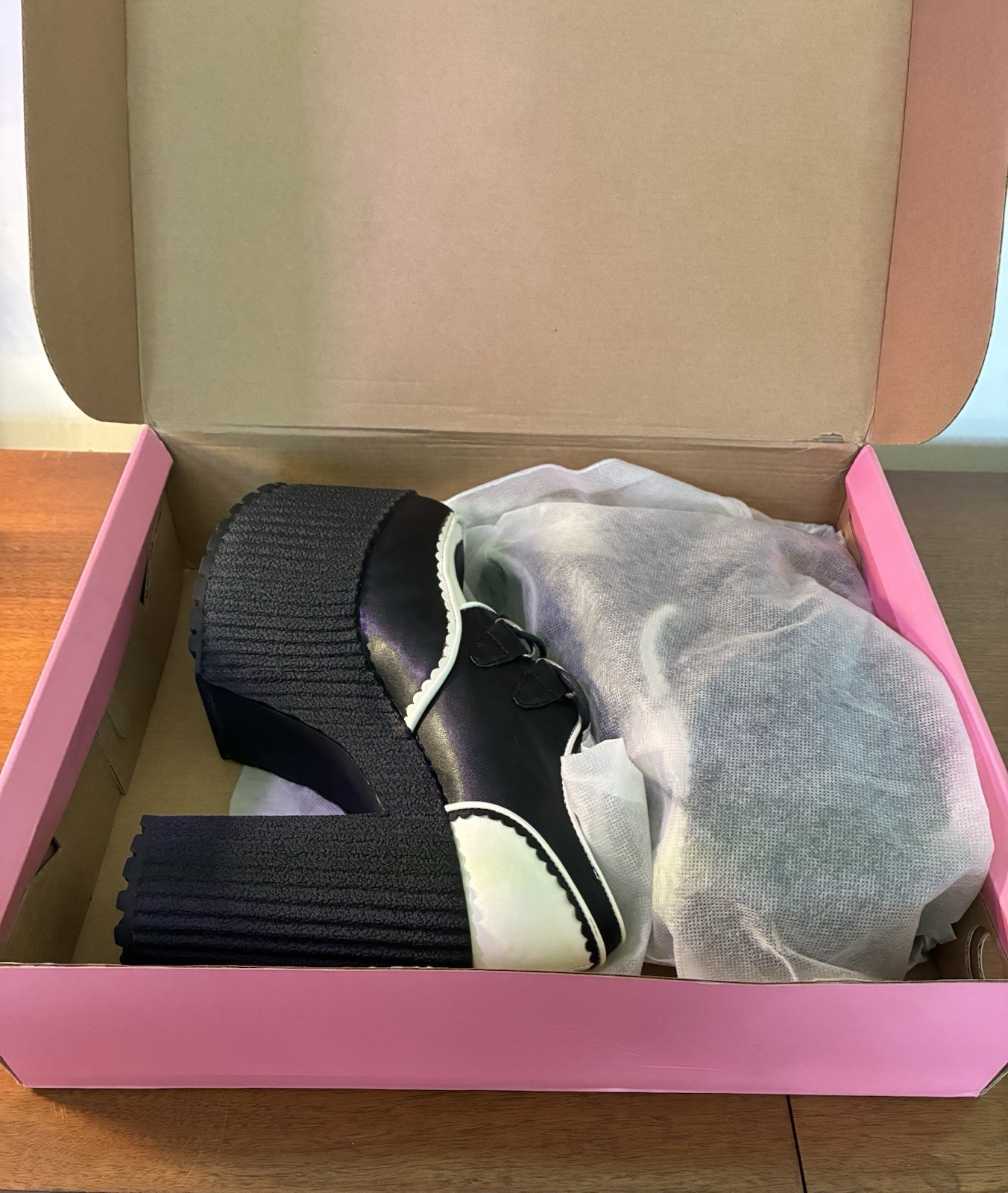 Dolls Kill Sugar Baby Laly Vegan Leather Platform Shoes Women’s Size 9