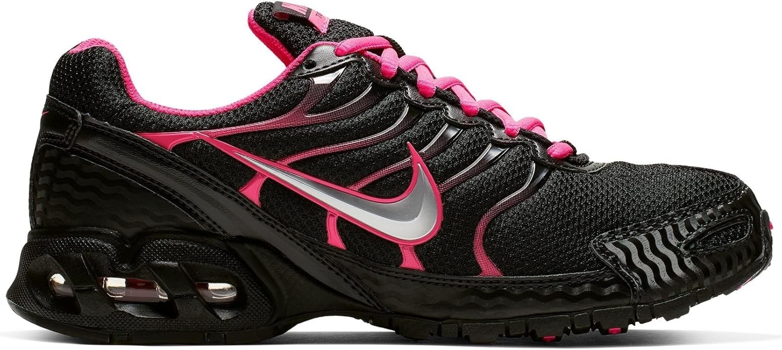 Nike Women’s Air Max Torch 4 Running Shoe Black/Metallic Silver/Pink Flash 9 US