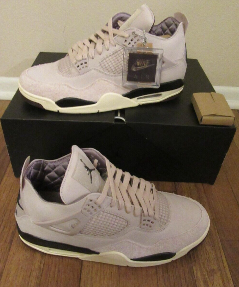 Nike Women’s Air Jordan 4 Retro OG SP A Ma Maniere Size 13 Fossil FZ4810 200 New