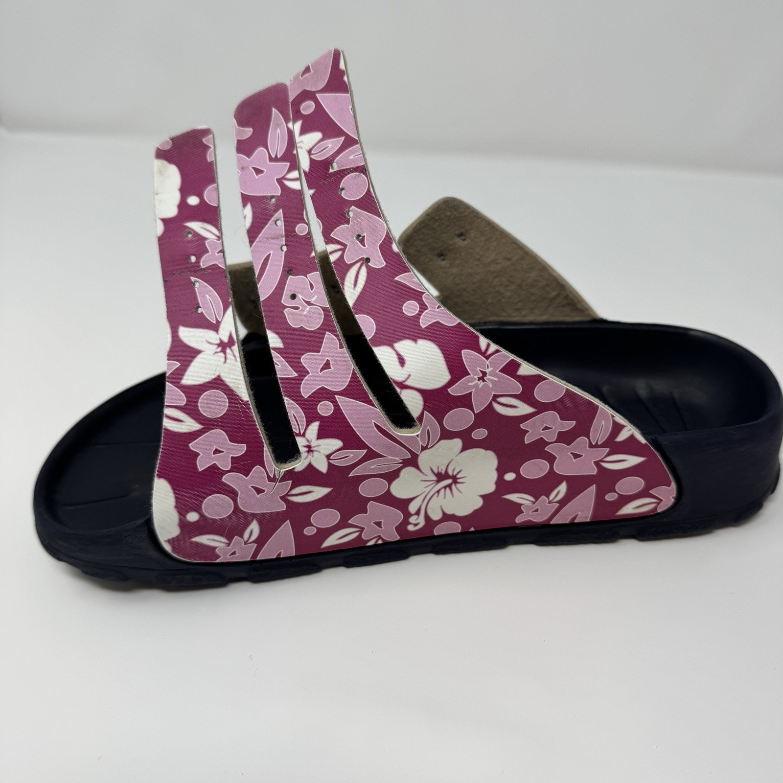 Birki’s by Birkenstock Sansibar Slide Sandal SZ 39 Floral 3 Strap Buckle Pool