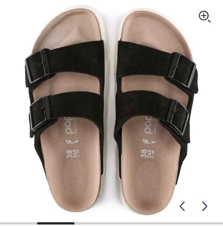 Arizona Chunky Papillio Birkenstock Sandal slides size 39 w8 m6