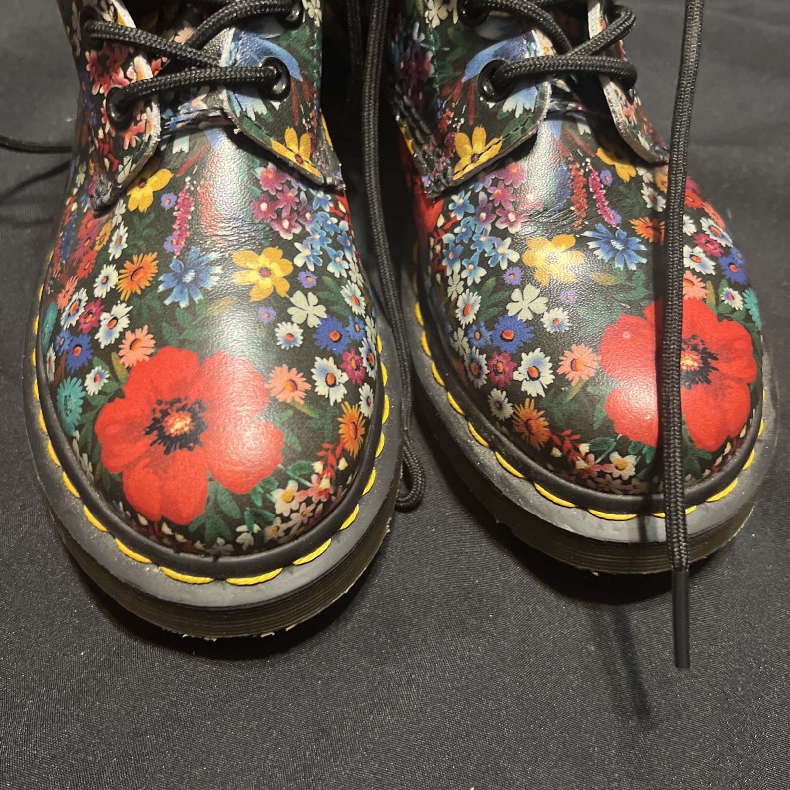 DOC MARTENS Womens 101 6 Eye Boot, Multi Wanderlust Softy T US 7L