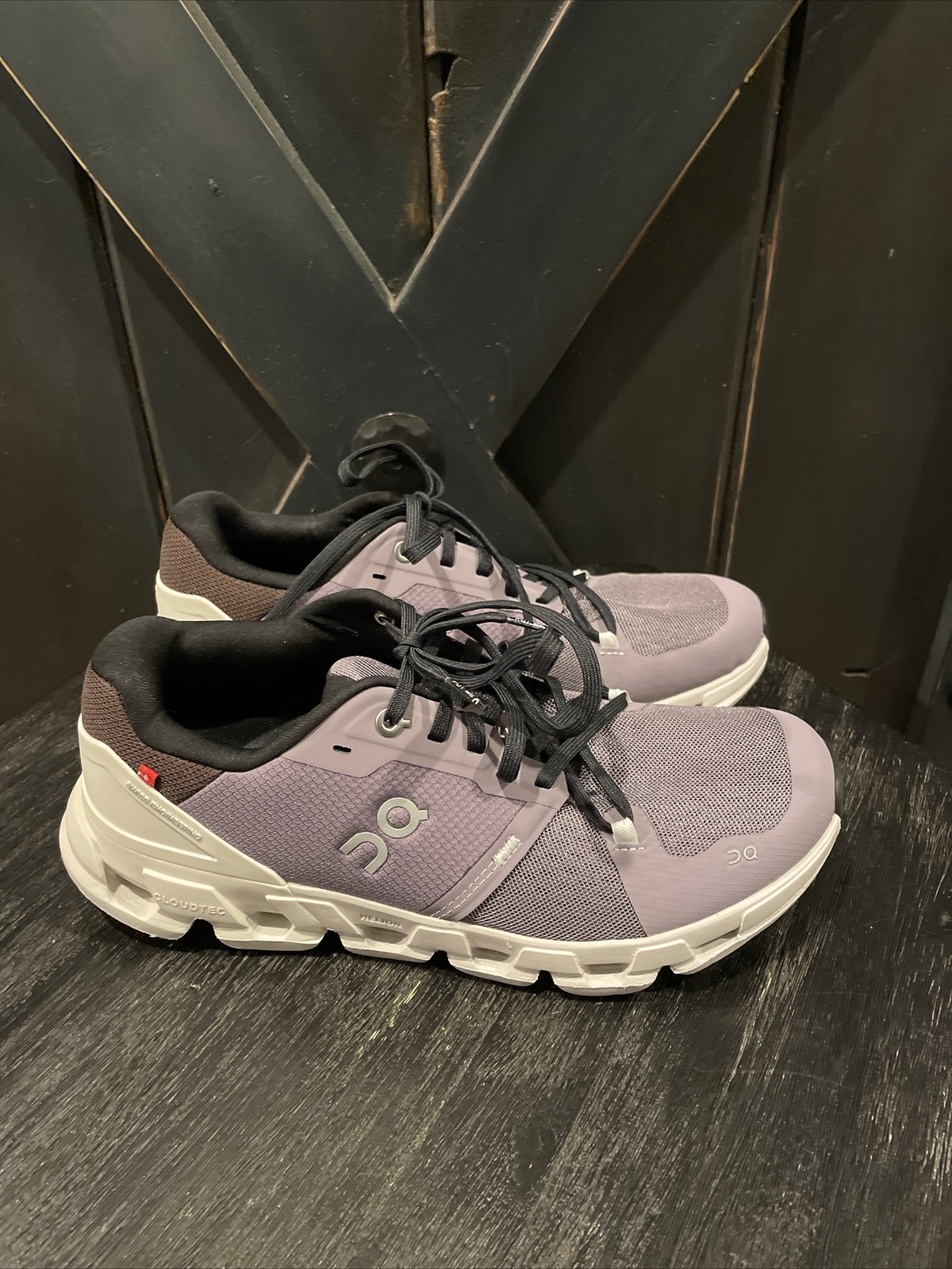 On Cloud Cloudflyer 4 WOMEN’s Running Sneaker in Shark/Pearl Size 9.5 NIB