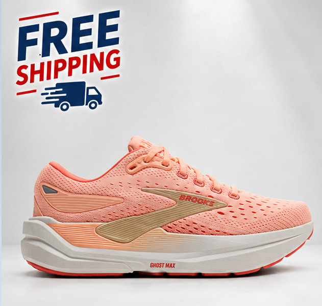 Brooks Ghost Max 3 Women’s Running Shoes Peach Sand Coconut