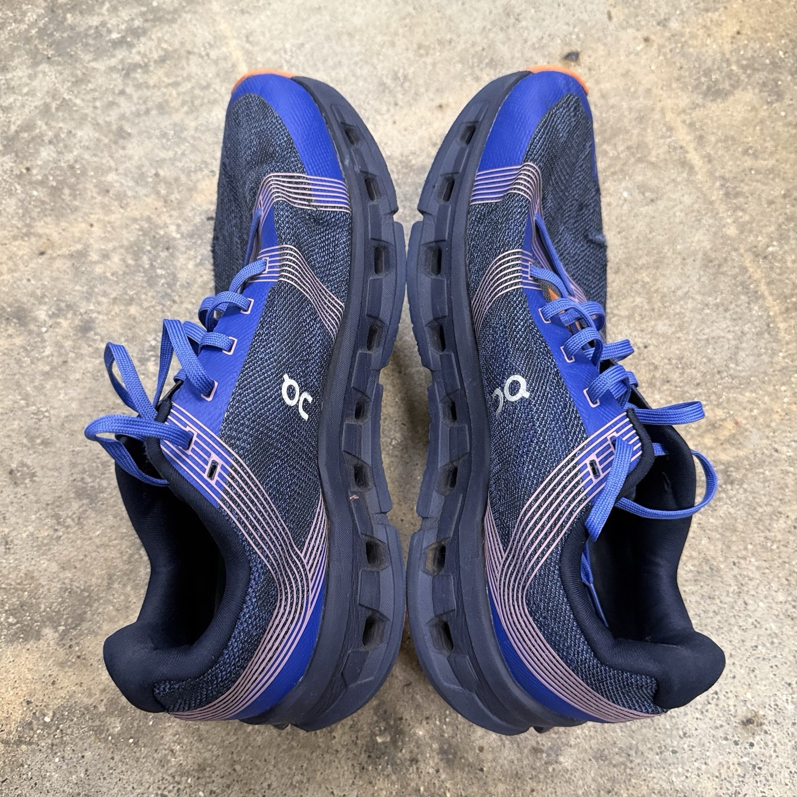 On Cloud Cloudgo Sneakers Shoes Indigo 55.98233 Womens Size 10.5 *SMALL RIPS*