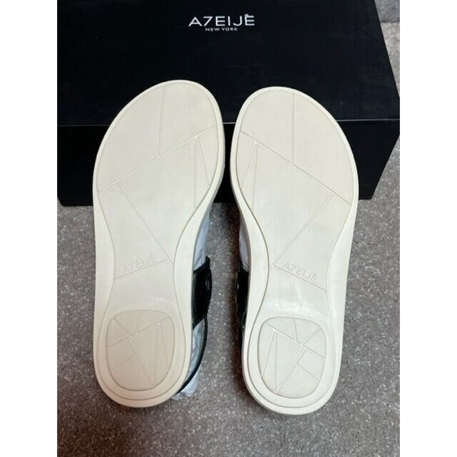 Leather Sandals Womens Size 6 Grommets Scandinavian Edgy Urban Chic Minimalist