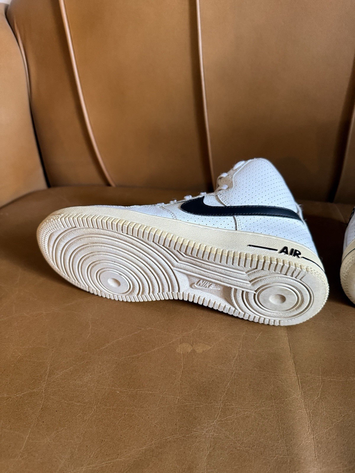Rare Nike Air Force 1 High “Dream Team” Black White 653998-102 5.5Y / Women 7 W7