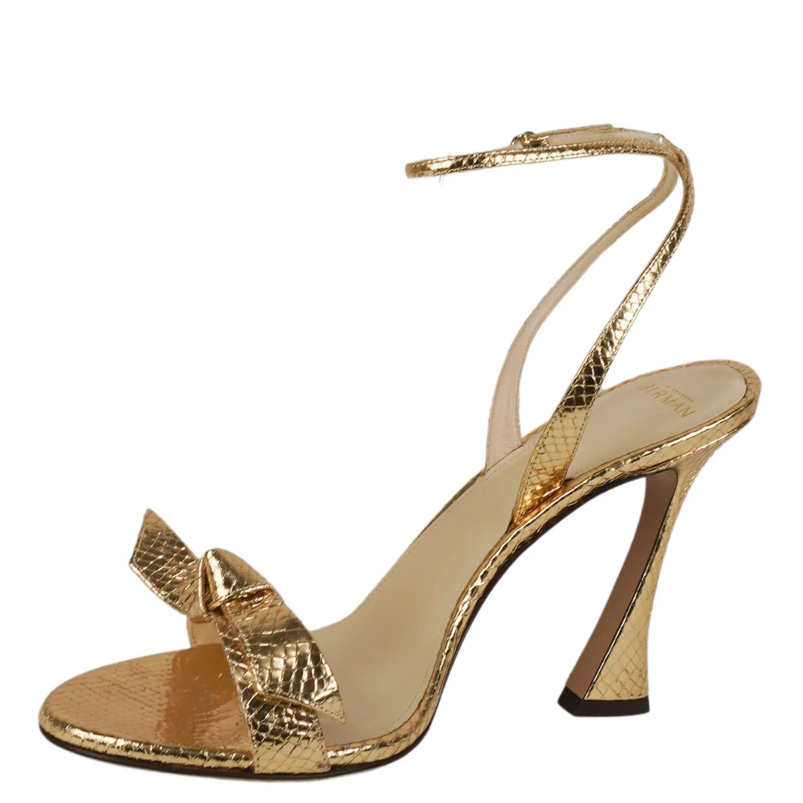 Alexandre Birman Clarita Sandals in Golden Python
