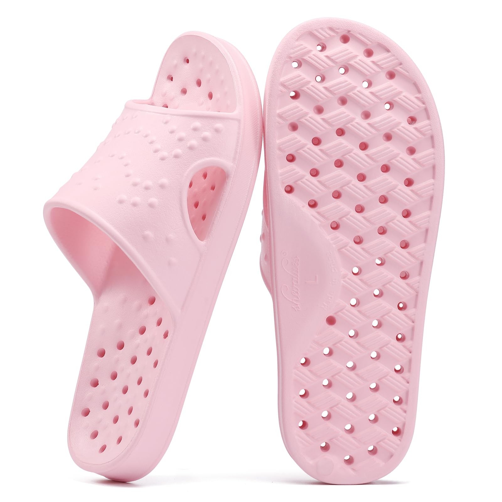 Shower Shoes for Men with Arch Quick Drying Pool Slides Lightweight Beach San…