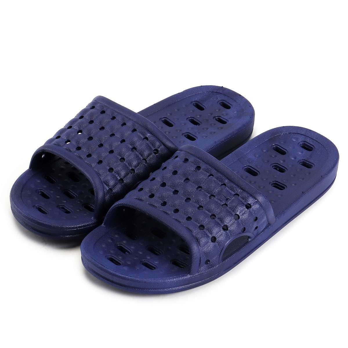 Mens Women Shower Shoes Quick Dry Non-Slip Bathroom Slippers Dorm Home Slides US