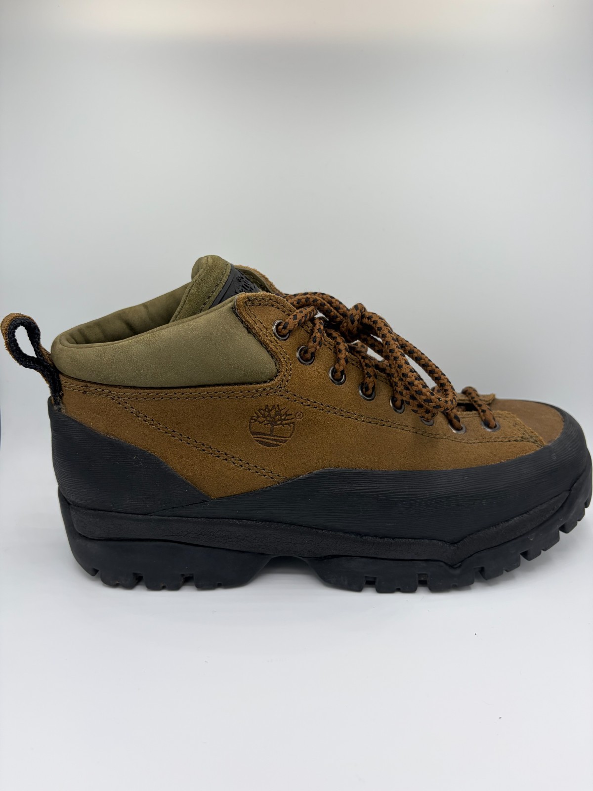 Vtg 90s Timberland Treeline Aggressive Mid Hiking Boots Women 7 M Brown 48324