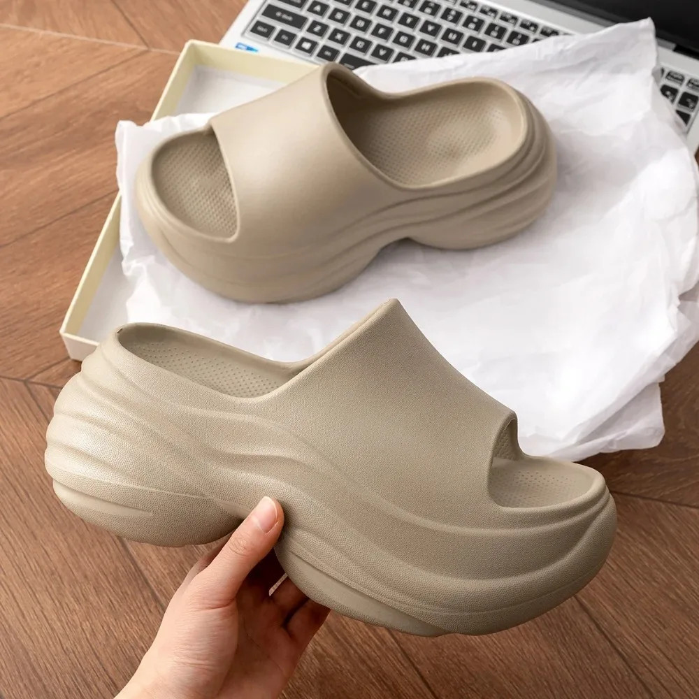 Non-Slip Home Thick Bottom Slippers for Women Platform Sandals Fashion Comfortab