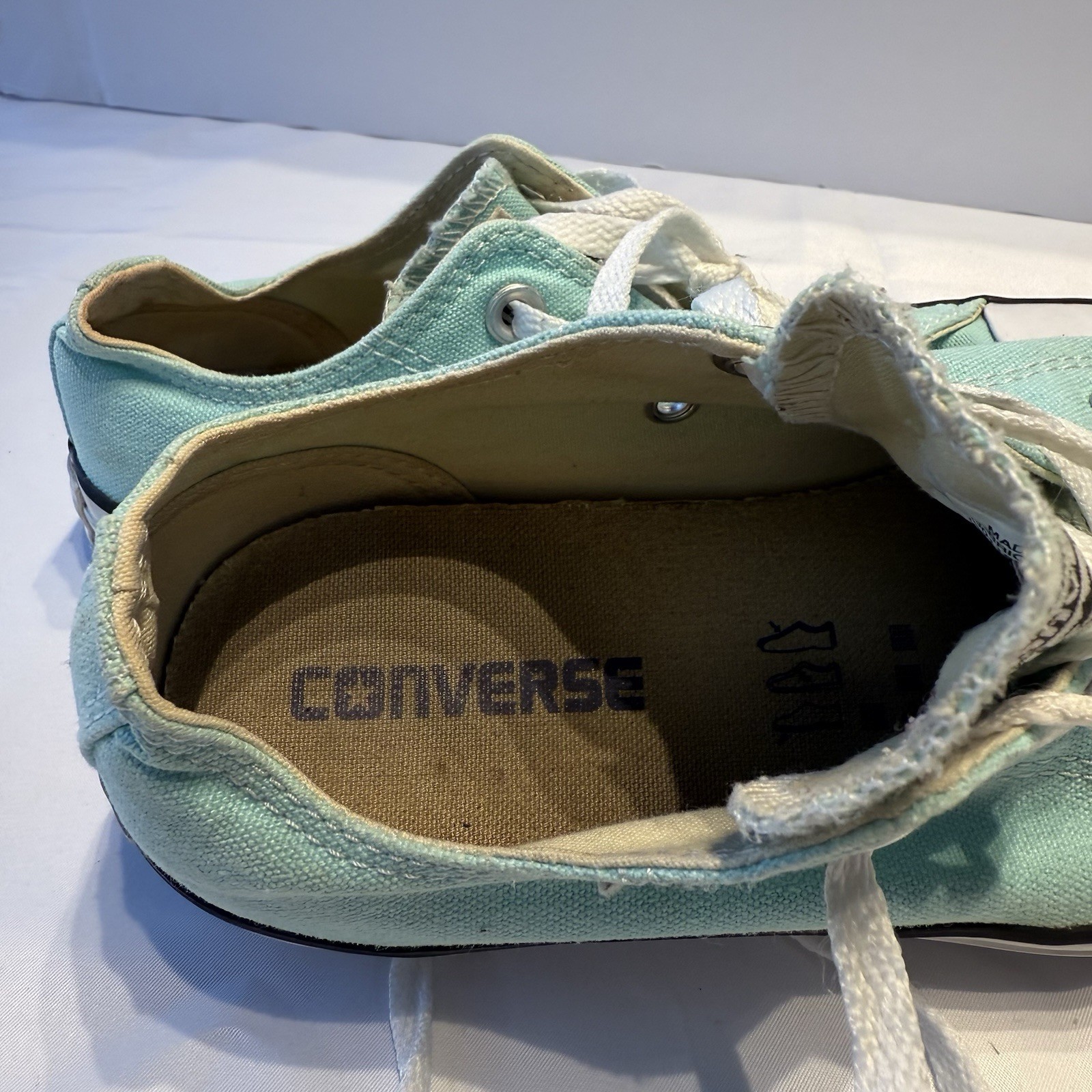 Converse Chuck Taylor All Star Seafoam Green Shoes, Mens 4, Womens 6 Preowned