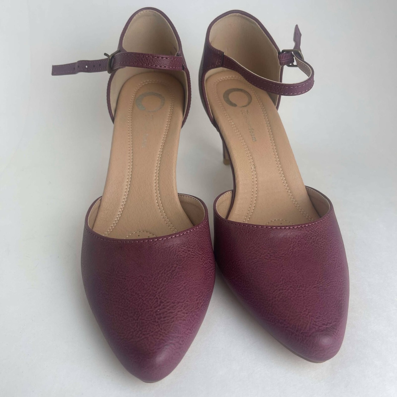 Journee Collection Womens Tru Comfort Foam Bettie Pump Wine Size 10 New No Box