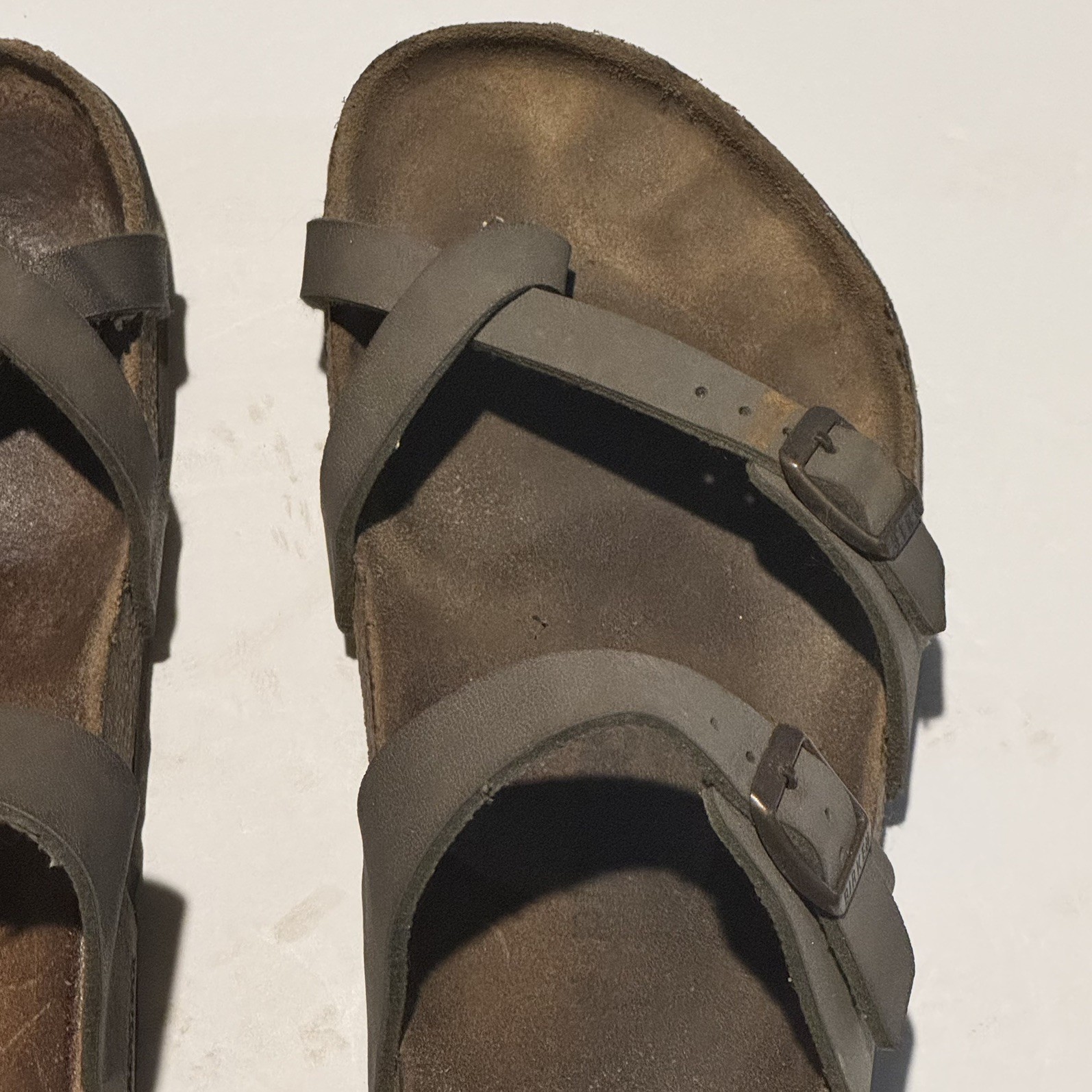 Birkenstock Women’s 39 8-8.5 Mayari Oiled Leather Sandals Toe Loop Regular/Wide