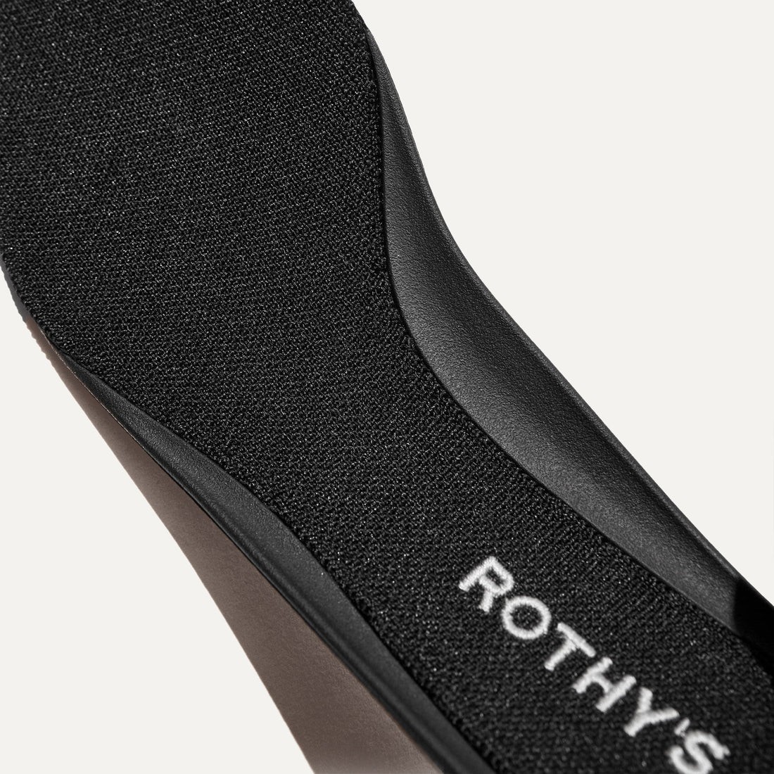 Rothy’s The Point II NEW Flats Shoes Women 9.5 Diamond Twill Cream Gold