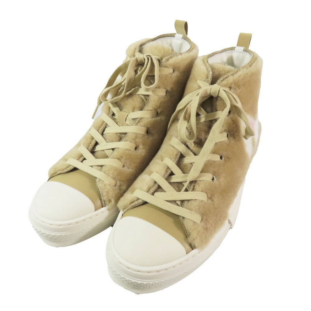 Christian Dior × ERL B23 Sneakers Shoes High-Cut EU 44 US 14 Beige White Auth
