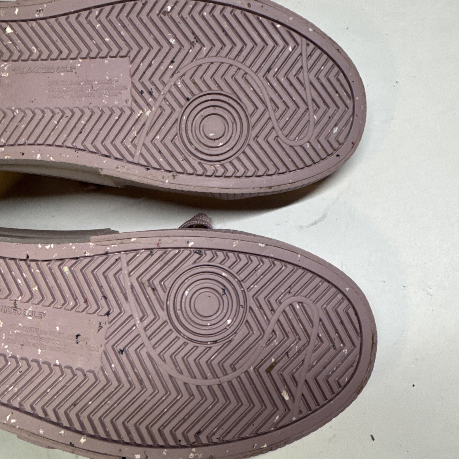 Off-White Vulcanized High Pink Leather Sneakers EU Size 40 US 9.5