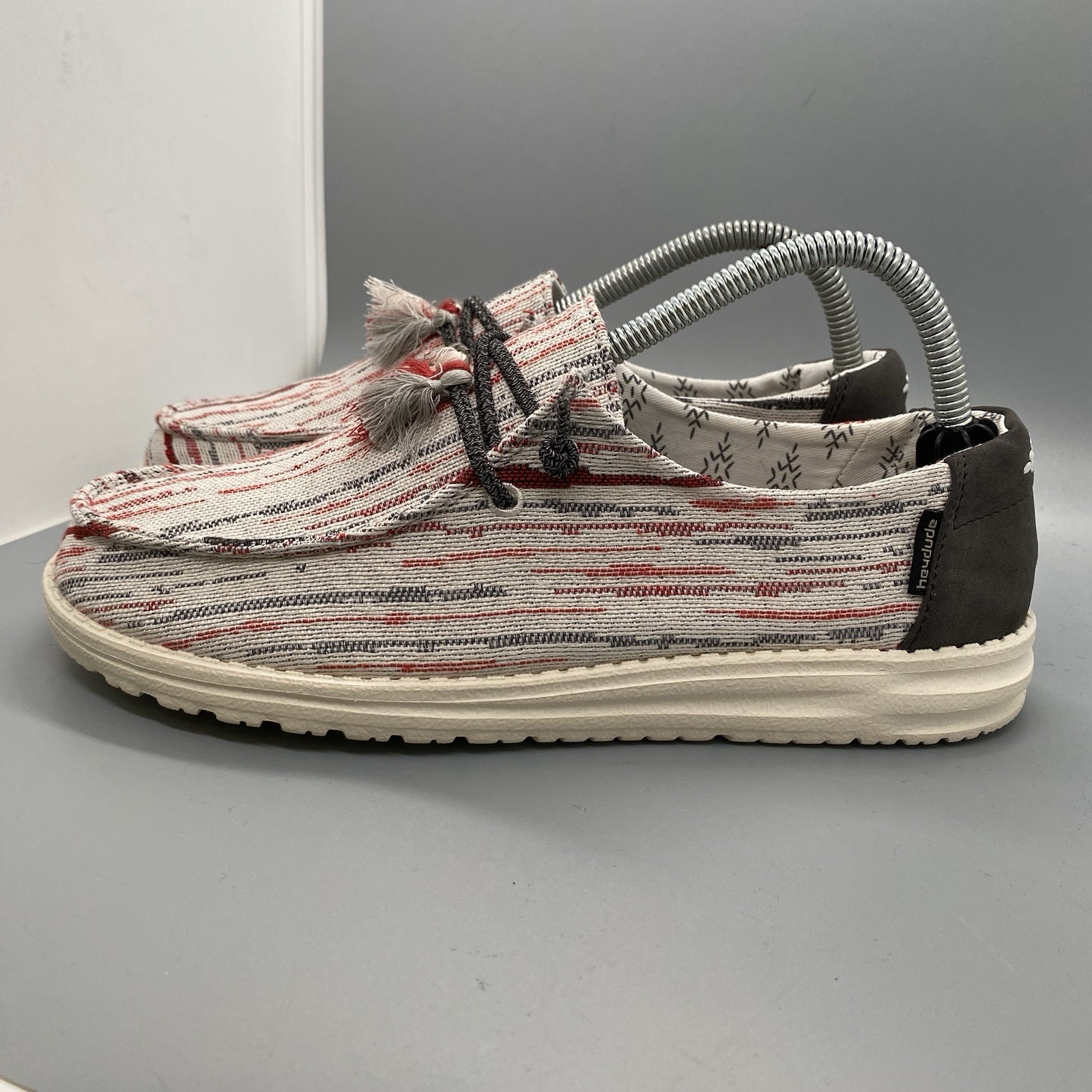 Hey Dude Shoes Womens 9 Multicolor Wendy Pon Pon Beige 121410607