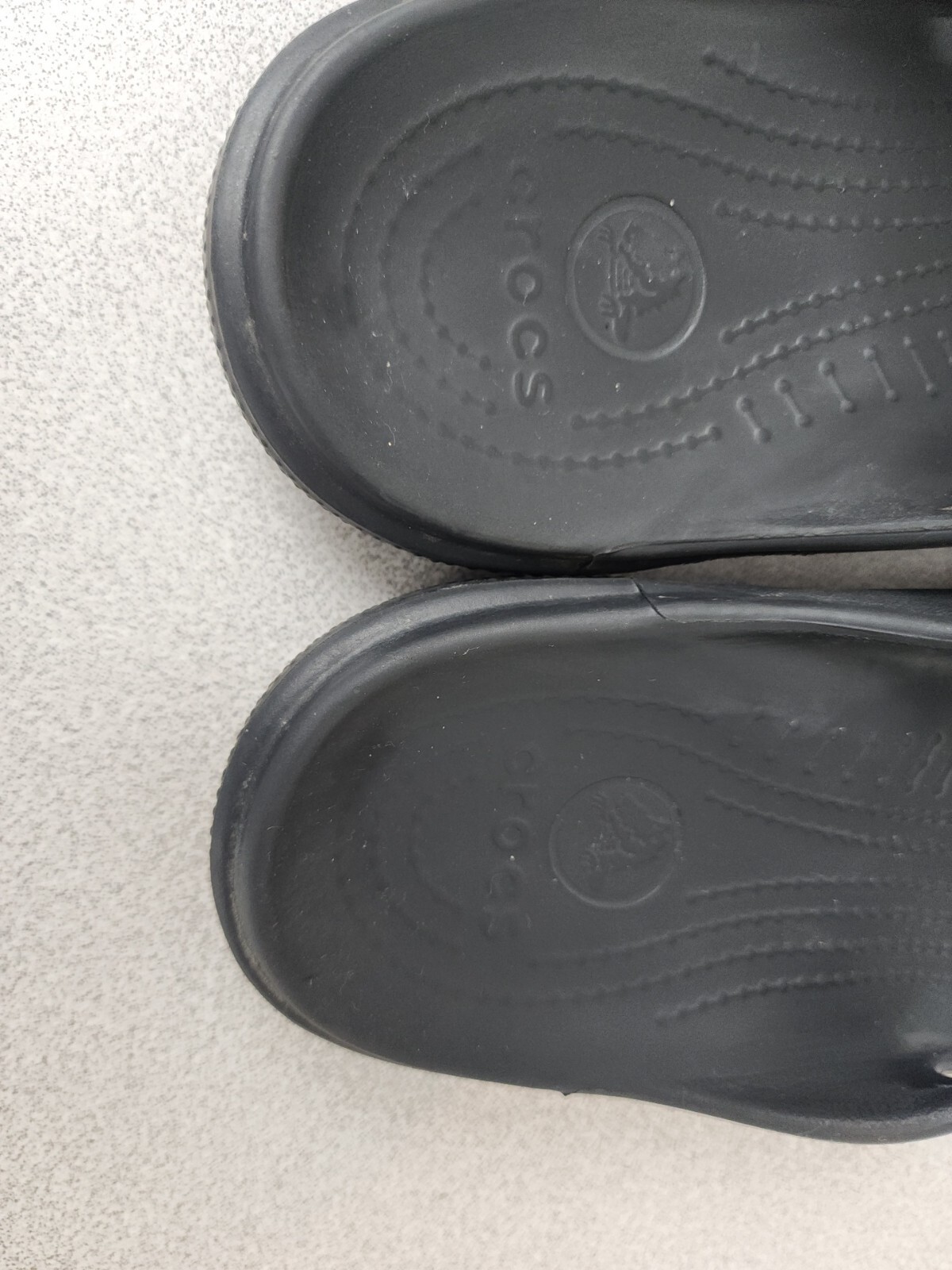 Crocs Baya Flip Black Sandals Flip Flop Comfortable Light Weight Womens 6 Mens 8