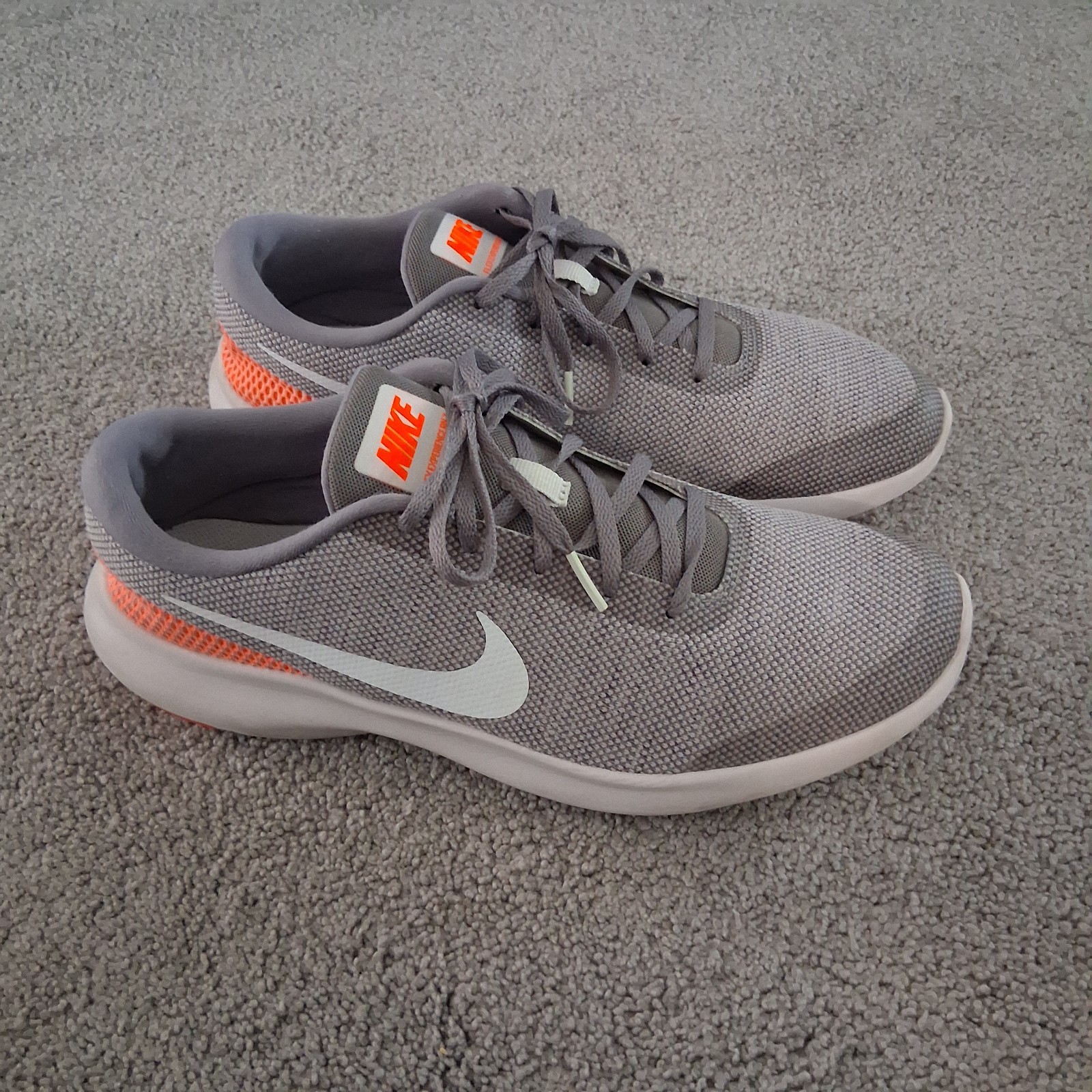 Nike Flex Experience RN Shoes Womens Size 11 Gray Coral Running Gym 908996-004