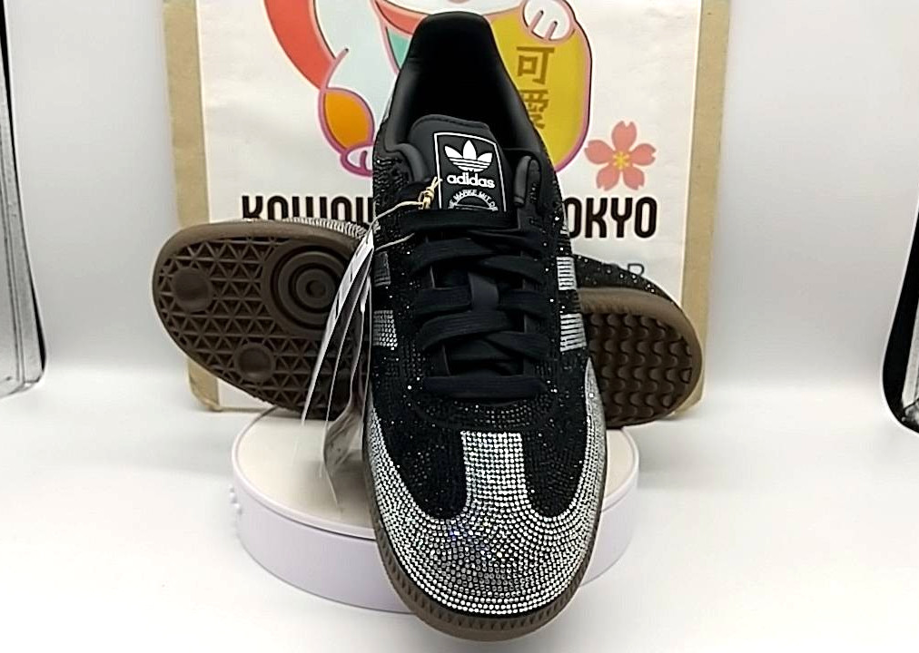 Adidas Originals SAMBA OG Core Black / Cloud White Rhinestone IH9052 Women’s