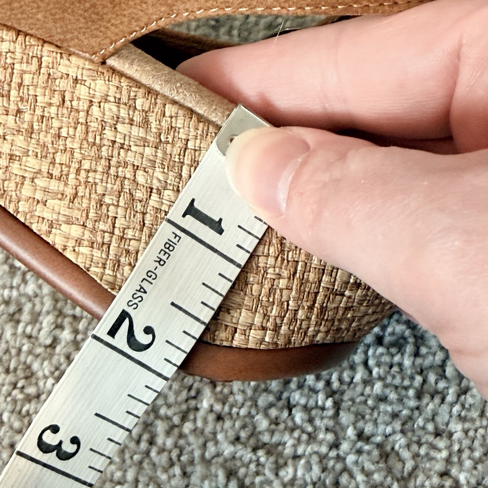 Easy Street Gannett Tan Wedge Sandals Espadrille Slingback 9 Style: 31-1614