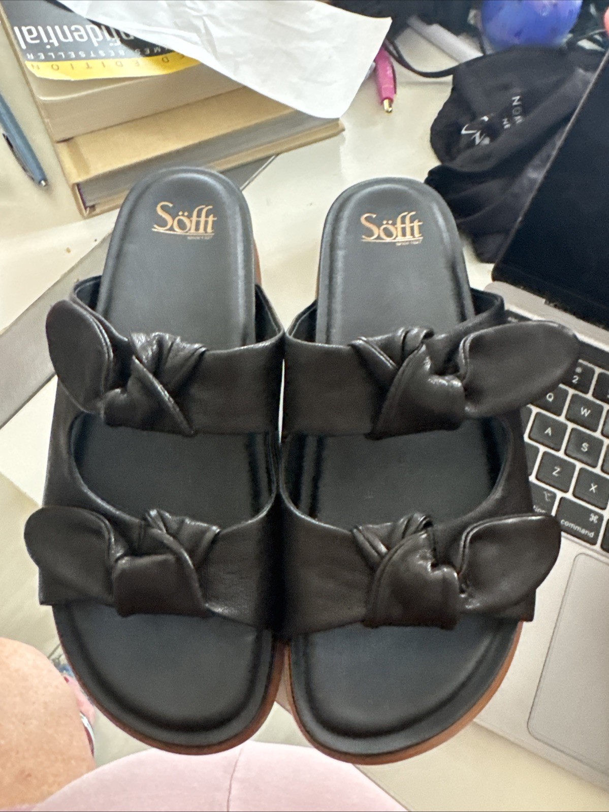 Women’s Sofft Alizah Leather Wedge New 10