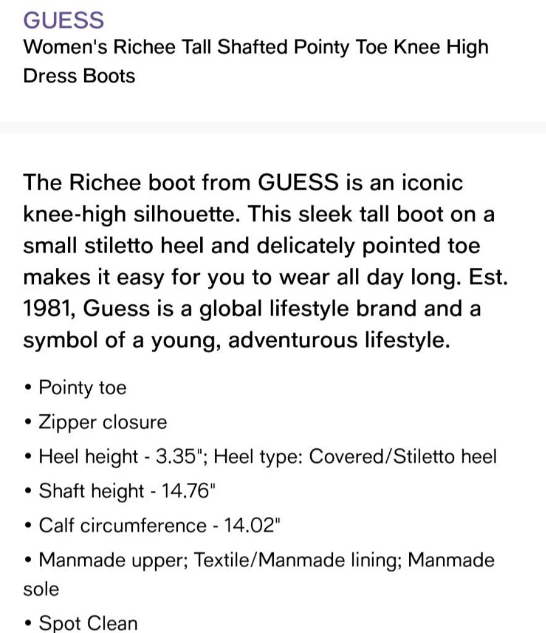Guess Boots