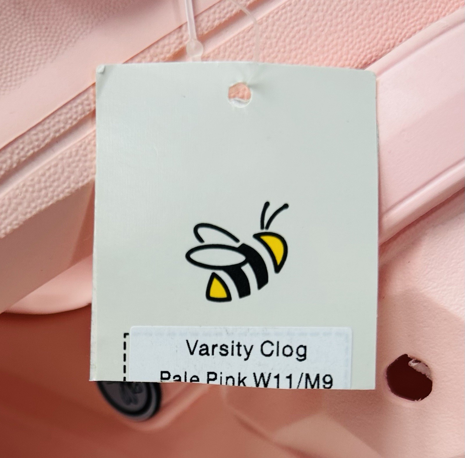 JOYBEES VARSITY Pale Pink Active Comfort Slip-on Clogs~Women’s 11~Men’s 9~NWT!