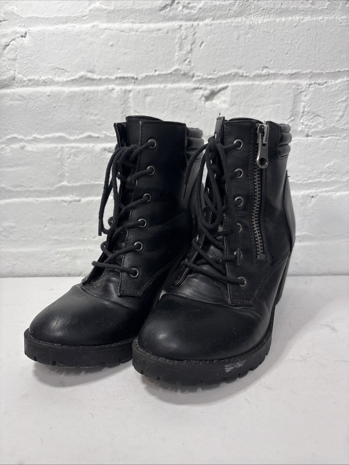 Steve Madden Women’s 7.5 M Nydiaa Ankle Boots 3 Inch Heel Used Good Condition