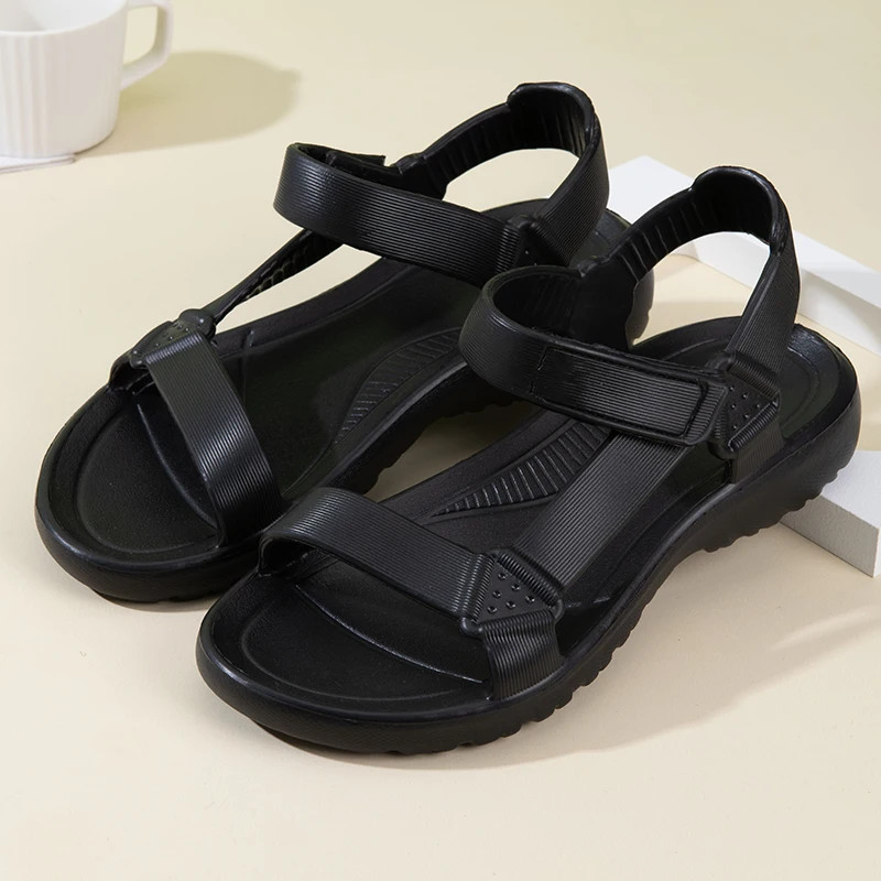 Womens Sandals Summer Trend Anti-slip Wear-resistant Lightweight EVA Flat…