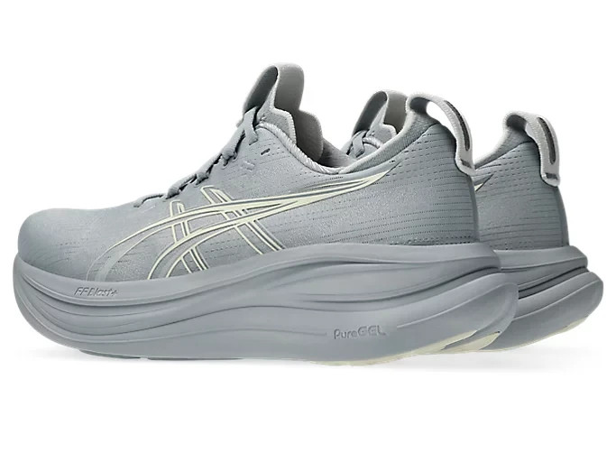 ASICS Women’s GEL-NIMBUS 28 1012B899 021 Piedmont Grey Cream Running Shoes