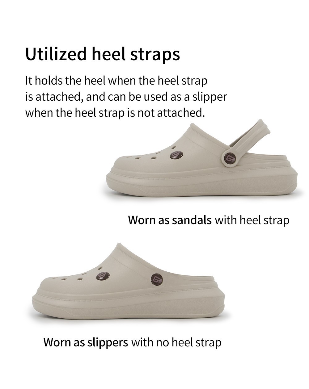 Ballop Convenient Sandals – Lightweight Non-Slip Slip On Shoes for Men & Women